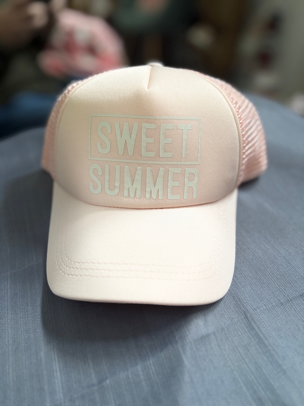 Brand New! Sweet Summer Pink Trucker Hat